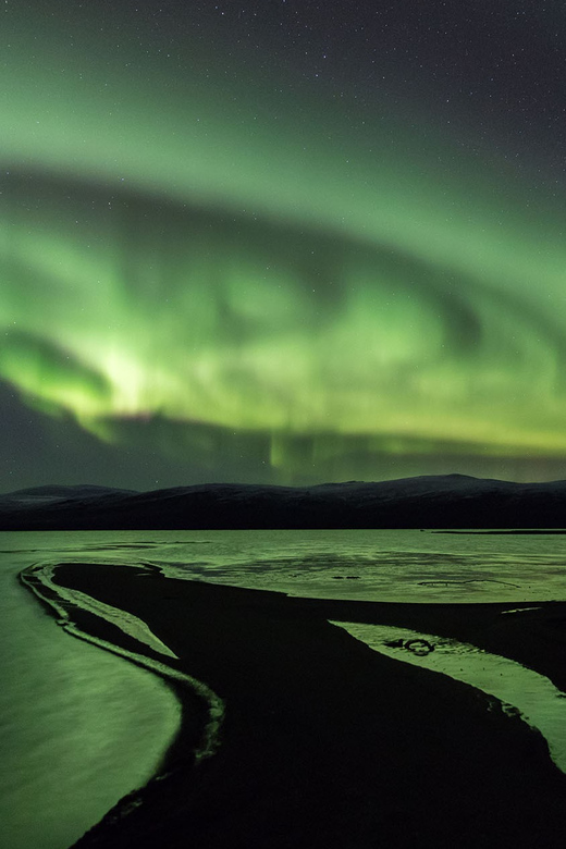 Abisko: Guided Autumn Aurora Chase with Hotel Transfers - The drive through Abisko National Park