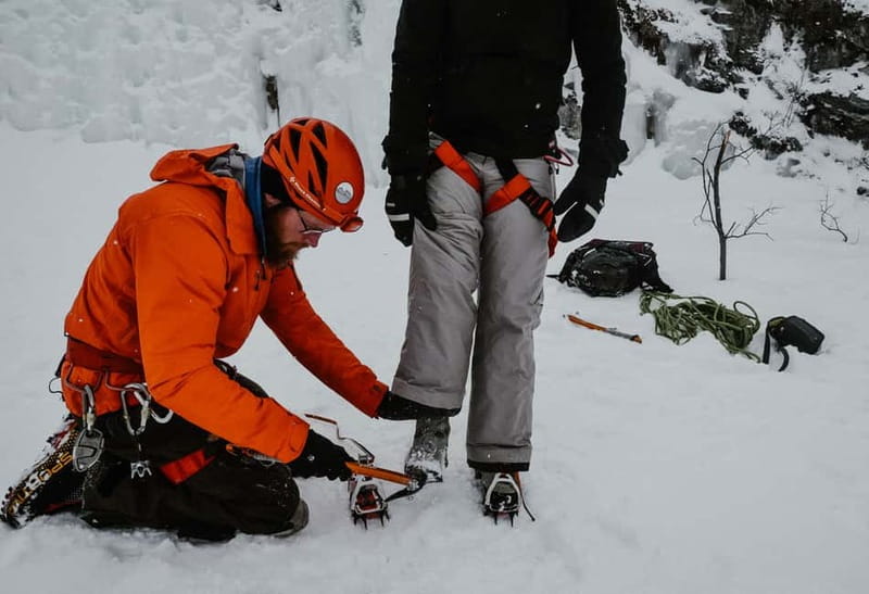 Abisko: Ice Climbing for All Levels with Certified Guide - Your First Vertical Ice Lesson