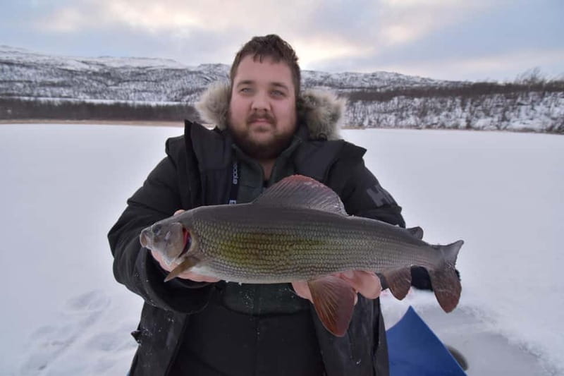 Abisko: Ice Fishing Experience - Getting to the lake from Abisko