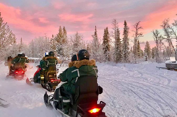 Afternoon Snowmobile Tour - The chance of seeing the aurora