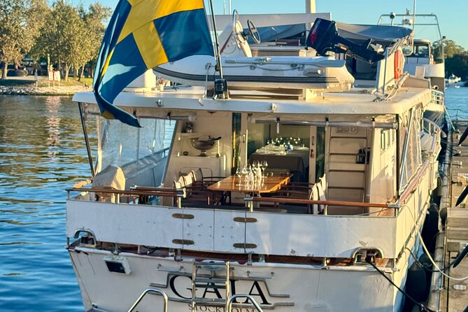 Exclusive Yacht Tour of Stockholm: sunset, dinner, lunch, cruise - Beginning At Strandvägskajen 21J