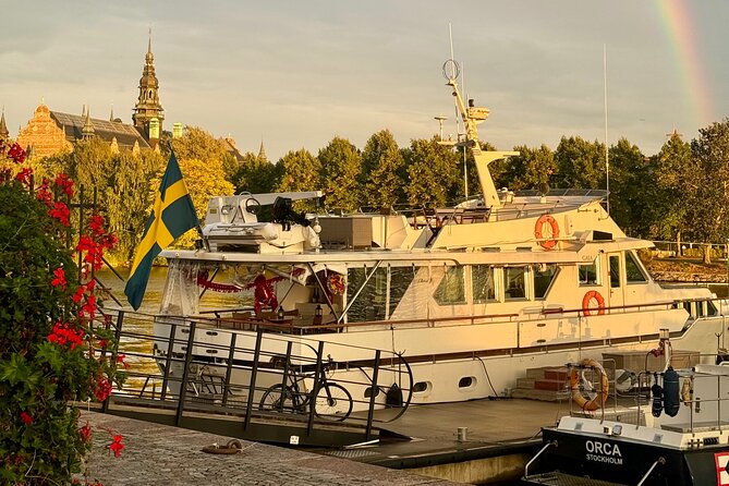 Exclusive Yacht Tour of Stockholm: sunset, dinner, lunch, cruise - The Royal Palace And Gamla Stan From The Water