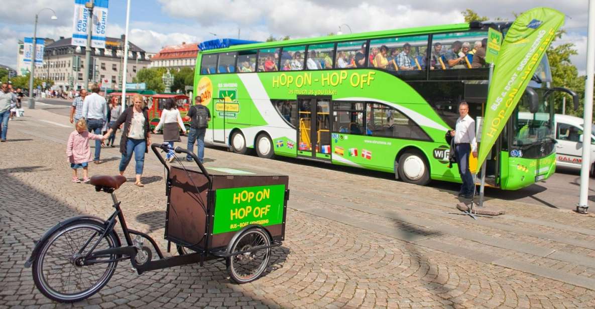 Gothenburg: 24 Hour Hop On–Hop Off Bus and Boat Tour - Avenyn, Valand, and Götaplatsen
