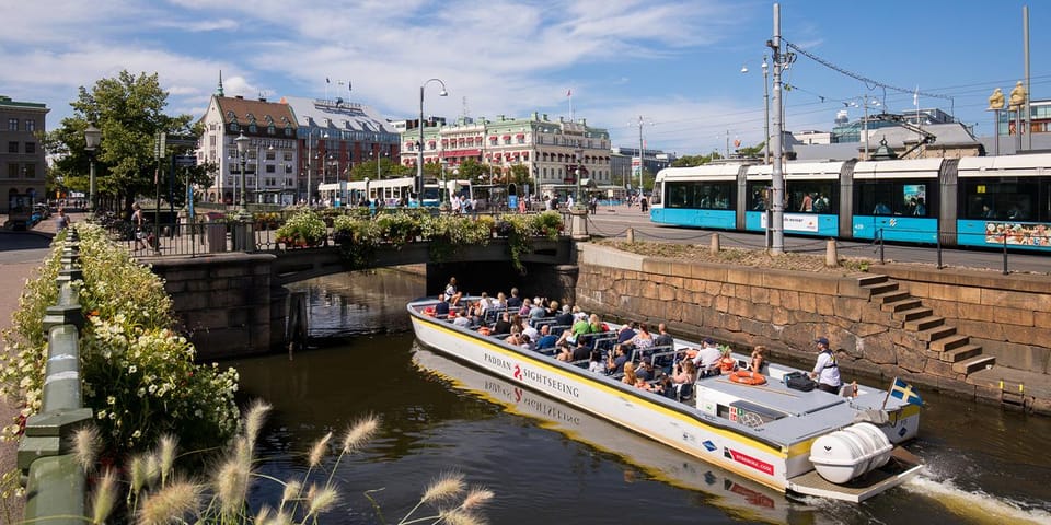 Gothenburg: City Canal Sightseeing Cruise - Under 20 bridges, with a little Gothenburg humour