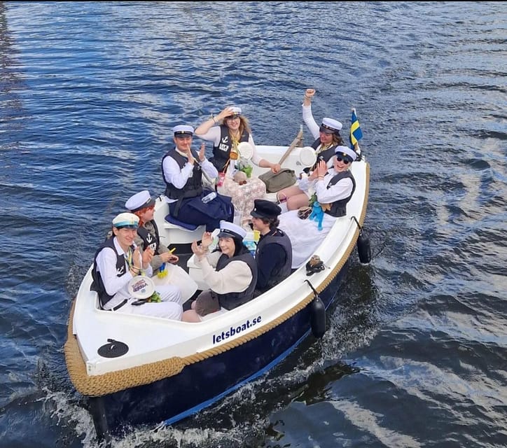 Gothenburg city center: Electric selfdrive boat tour - Starting at Christina Nilssons gata 1