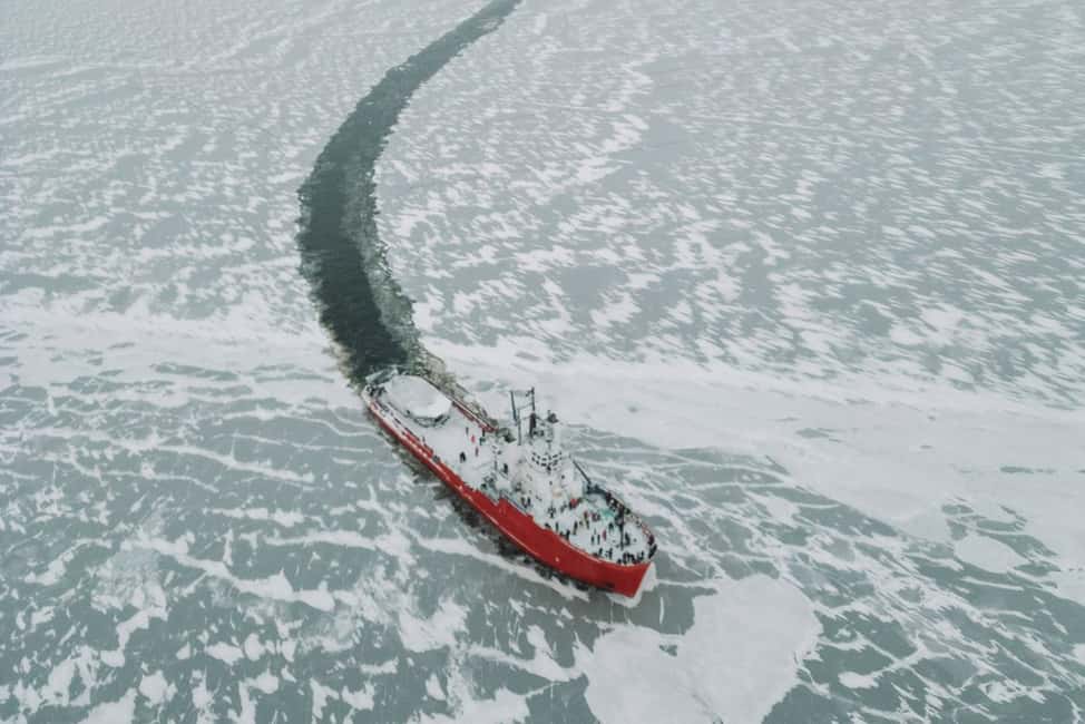Icebreaker Cruise 2 h - Warm clothing matters more than style