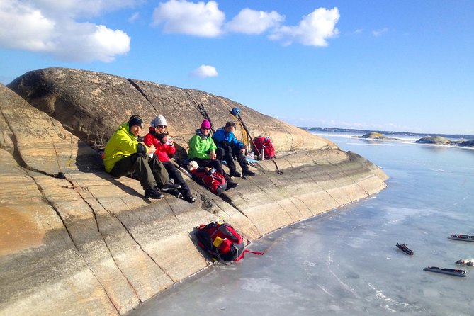 Introduction to Ice Skating on Natural Ice in Stockholm - Learning to use Nordic skates and safety gear