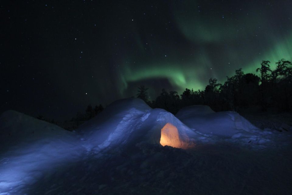 Kiruna: Build your own igloo overnight Tour - Leaving Kiruna at 2:15 in the afternoon