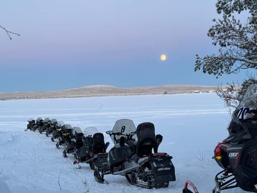 Kiruna: Guided Snowmobile Tour and Swedish Fika Experience - From Kiruna to Poikkijärvi in 15 minutes