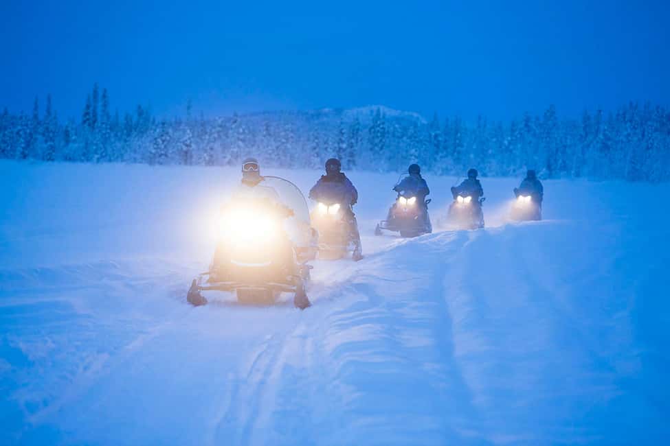 Kiruna: Northern Lights Snowmobile Tour with Transfer - Key points before you book