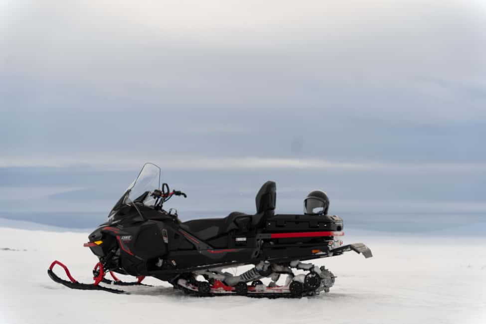 Kiruna: Small Group Snowmobile with Snacks - Reading Reindeer and Moose Tracks
