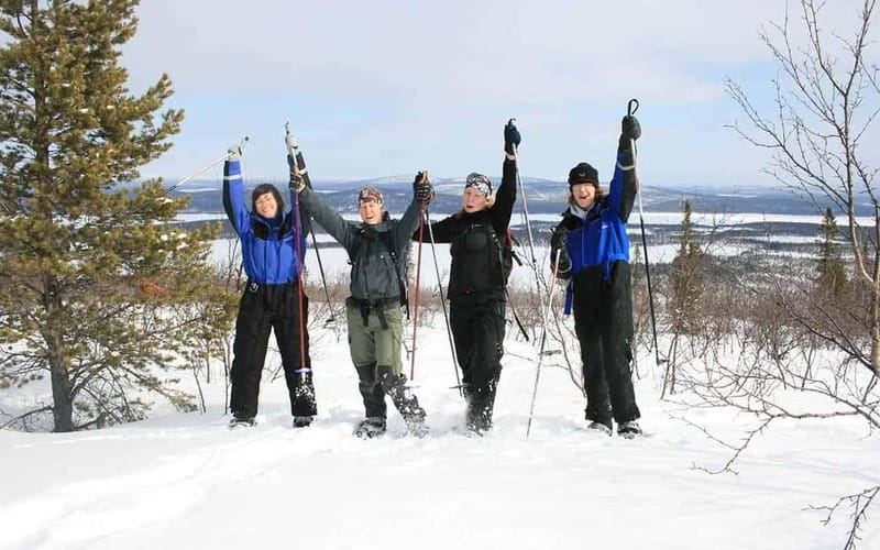 Kiruna: Snowshoe Trek with Warm Beverage and Sandwich - Key points at a glance