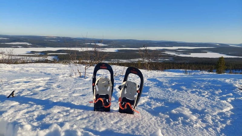 Kiruna: Snowshoe Trek with Warm Beverage and Sandwich - Getting dressed for Swedish Lapland