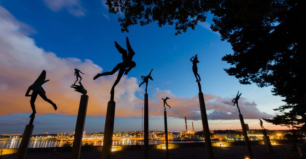 Millesgården Museum: sculpture park and art galllery - The sculpture park, terraces, and Stockholm views
