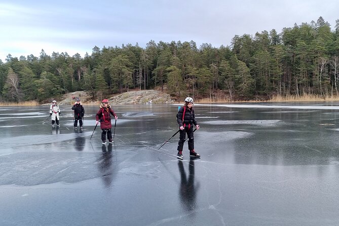 Nordic Ice Skating on a Frozen Lake in Stockholm - Fika, Picnic Food, and a Fire