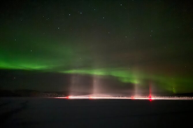 Northern Light Snowmobile Tour in Kiruna - A 32-kilometer route through snow, water, and forest