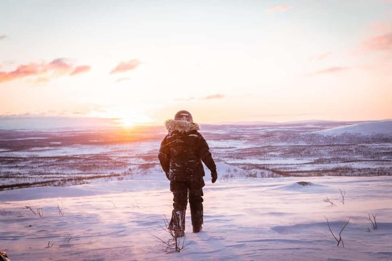 Once-in-a-lifetime Snowmobile Safari to Lapland Viewpoint - Smooth trails and simple snowmobile handling
