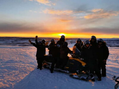 Once-in-a-lifetime Snowmobile Safari to Lapland Viewpoint