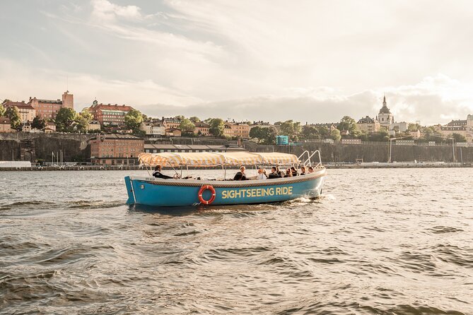 Open Electric Boat Ride in Stockholm with Live-Guide - Gröna Lund and the Vasa Museum