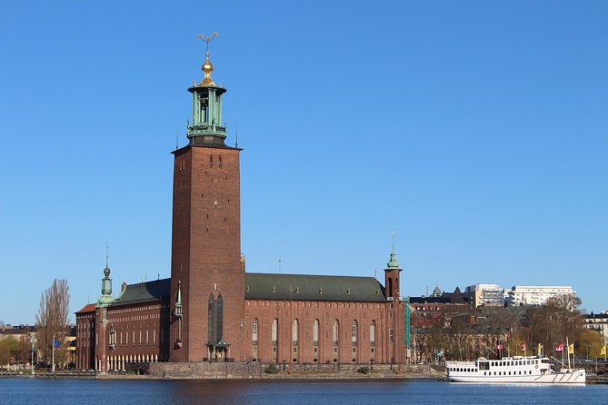 Private full day VIP city tour by limousine car in Stockholm - Riddarholmen and views toward City Hall
