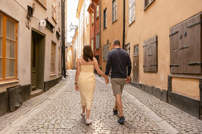 Private photoshoot in iconic Stockholm spots - Stockholm Old Town through a camera lens