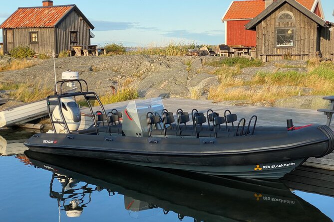 RIB Speed Boat Tour and Archipelago Island Visit (4,5h) - From Strandvägen to Sweden’s Island World