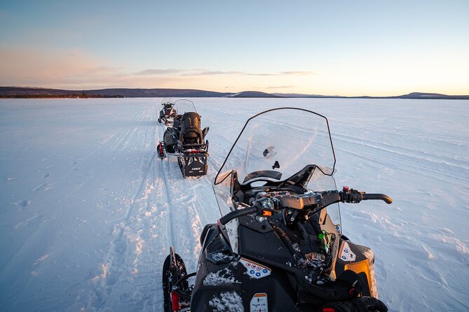 Snowmobile Adventure in Lapland: Guided Tour from Kiruna - Across frozen lakes and snowy forest