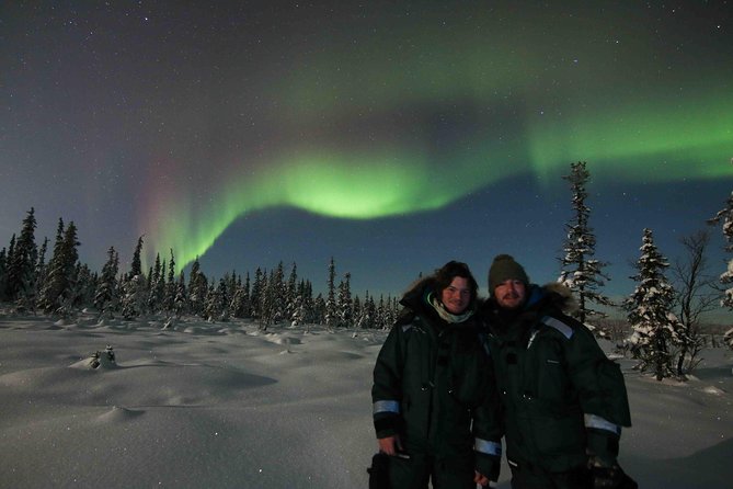 Snowmobile Aurora Expedition with dinner - Families, beginners, and confident riders