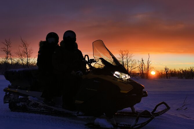 Snowmobile Safari to Lapland viewpoint - Reaching the Lapland viewpoint