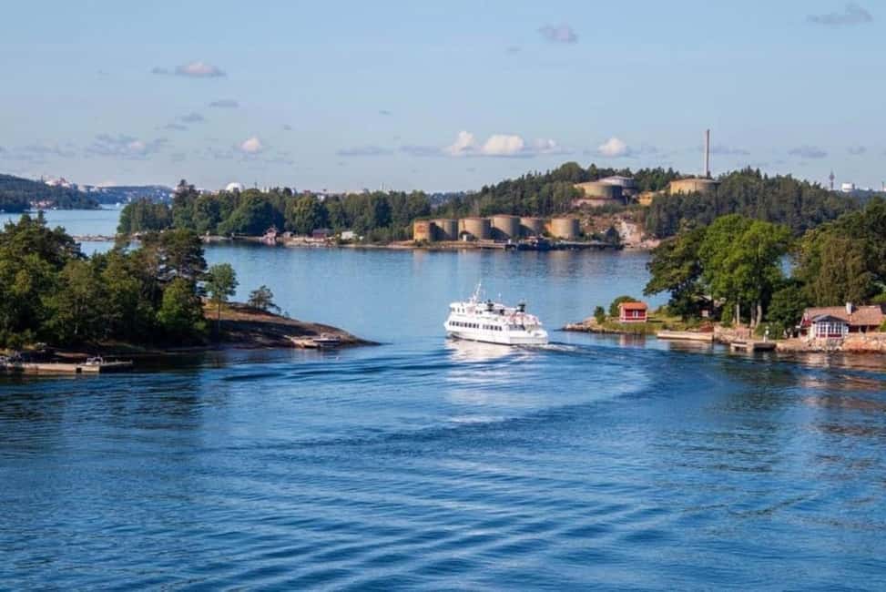 Stockholm Archipelago Guided Tour on Historic Ship with Fika - Through Djurgården Canal in the first 15 minutes