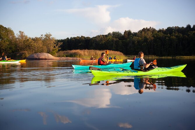 Stockholm Archipelago Sunset Kayaking and Fika tour - Vaxholm Fortress and the Viking waters