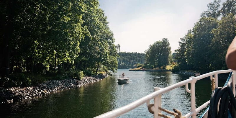 Stockholm: Grand Canal Tour to Gustavsberg - Skurusundet offers the first great stretch