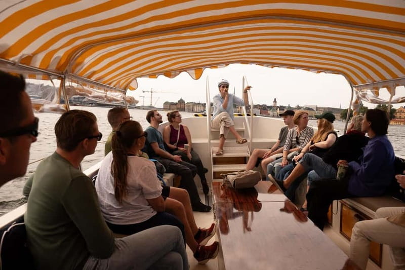 Stockholm: Guided City Sightseeing Open Electric Boat Tour - From the Royal Dramatic Theatre to Östermalm