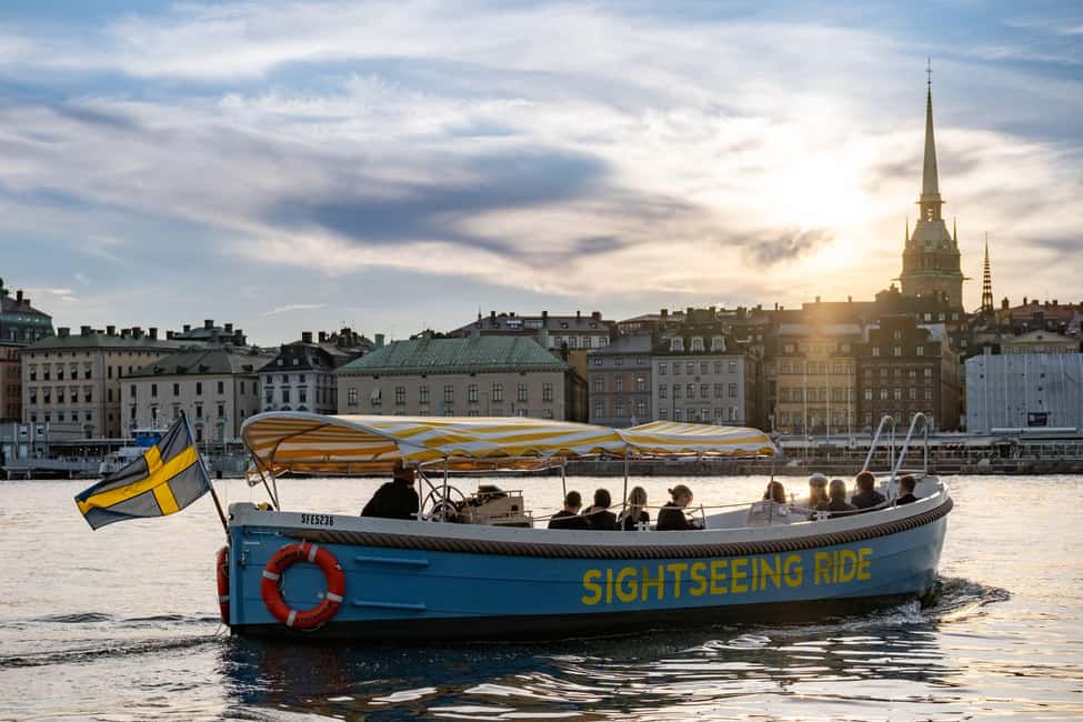 Stockholm: Guided City Sightseeing Open Electric Boat Tour - Vasa Museum, Nordic Museum, and ABBA The Museum