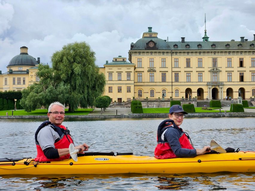 Stockholm: Guided Kayak Tour to Drottningholm Royal Palace - Seeing Drottningholm Palace from the water
