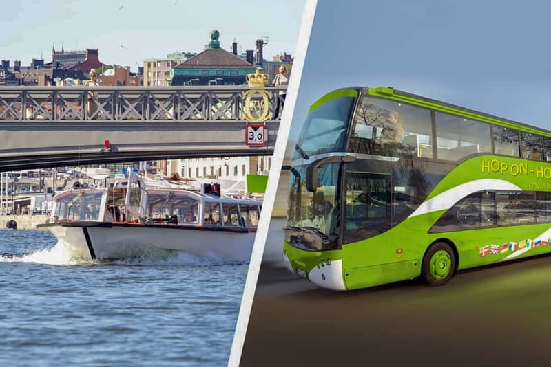 Stockholm: Hop On-Hop Off Bus or Boat - Key points before you board
