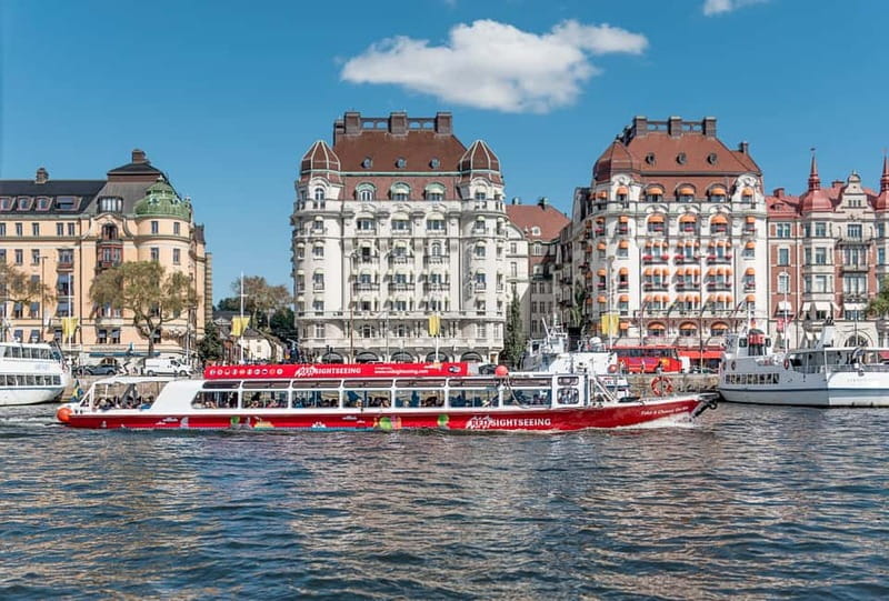 Stockholm: Hop-On Hop-Off Bus or Boat Option - Fotografiska, Medborgarplatsen, and the southern route
