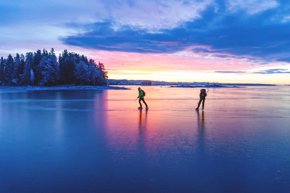 Stockholm: Ice Skating with fire & chance of Northern Lights - Stars and Northern Lights: keep expectations sensible
