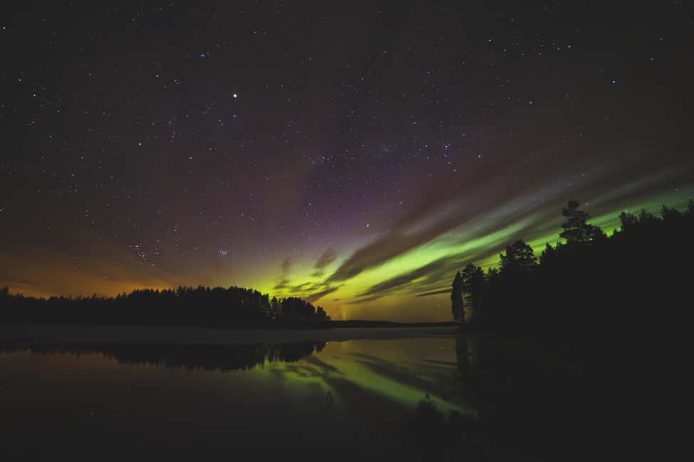 Stockholm: Ice Skating with fire & chance of Northern Lights - What the $154 price includes