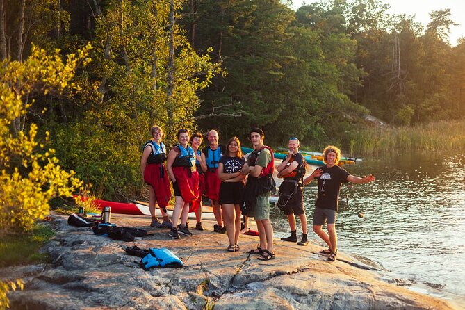 Stockholm: Kayaking tour around Vaxholm Archipelago with Fika - Resarö and the surprising story of Ytterby Mine