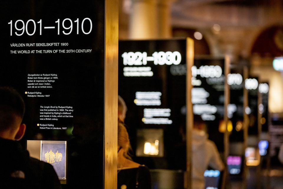 Stockholm: Nobel Prize Museum and Exhibition Entry Ticket - Shop souvenirs and the chocolate Nobel medal