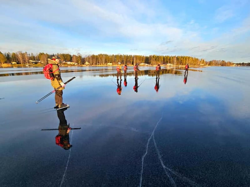Stockholm: Nordic Ice Skating for Beginners on a Frozen Lake - Meeting at Stockholm Central Station