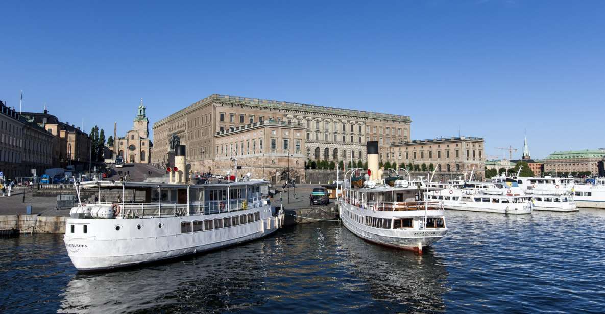 Stockholm: Old Town Walking Tour w/ Vasa Museum & Boat Ride - Royal Palace and the center of royal Stockholm