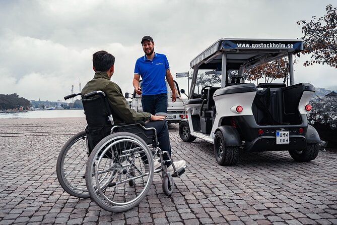 Stockholm Private Golf Cart Tours - From Skeppsbron to the Royal Palace