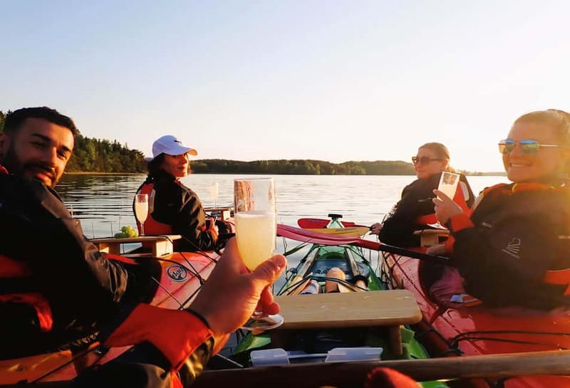 Stockholm: Sunset Archipelago Kayaking & Toast on the Water - Paddling through Bogesund Nature Reserve