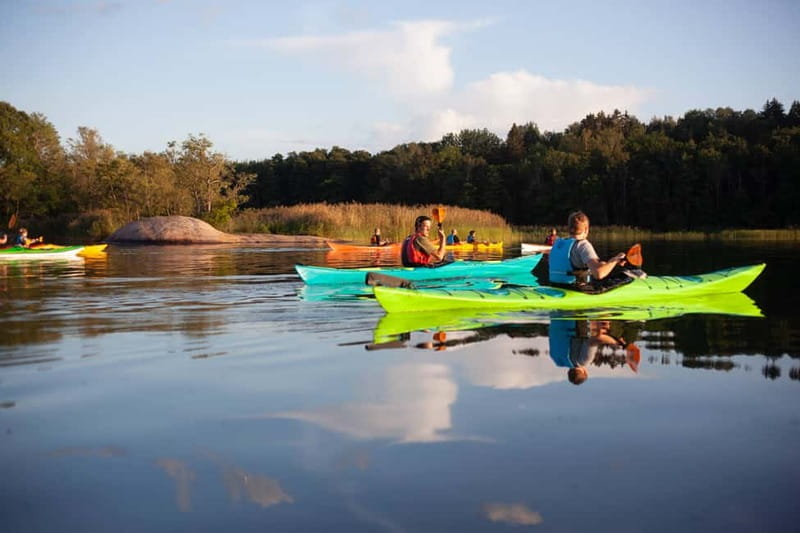 Stockholm: Sunset Archipelago Kayaking & Toast on the Water - Sunset colors and the quietest water