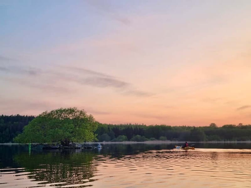 Stockholm: Sunset Kayak Tour on Lake Mälaren with Tea & Cake - Fika on a Small Beach