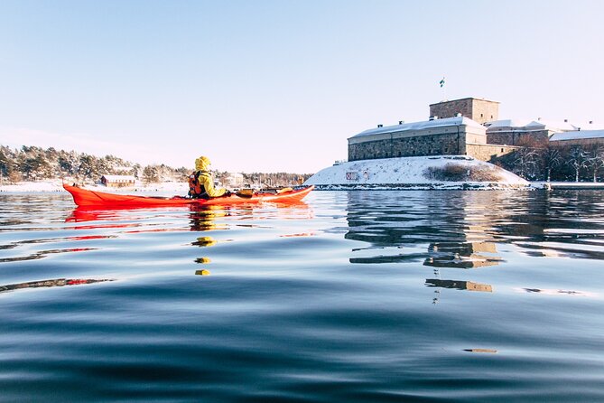 Stockholm: Winter Kayaking, Swedish Fika and hot Sauna Experience - Fika by the fire, then the sauna