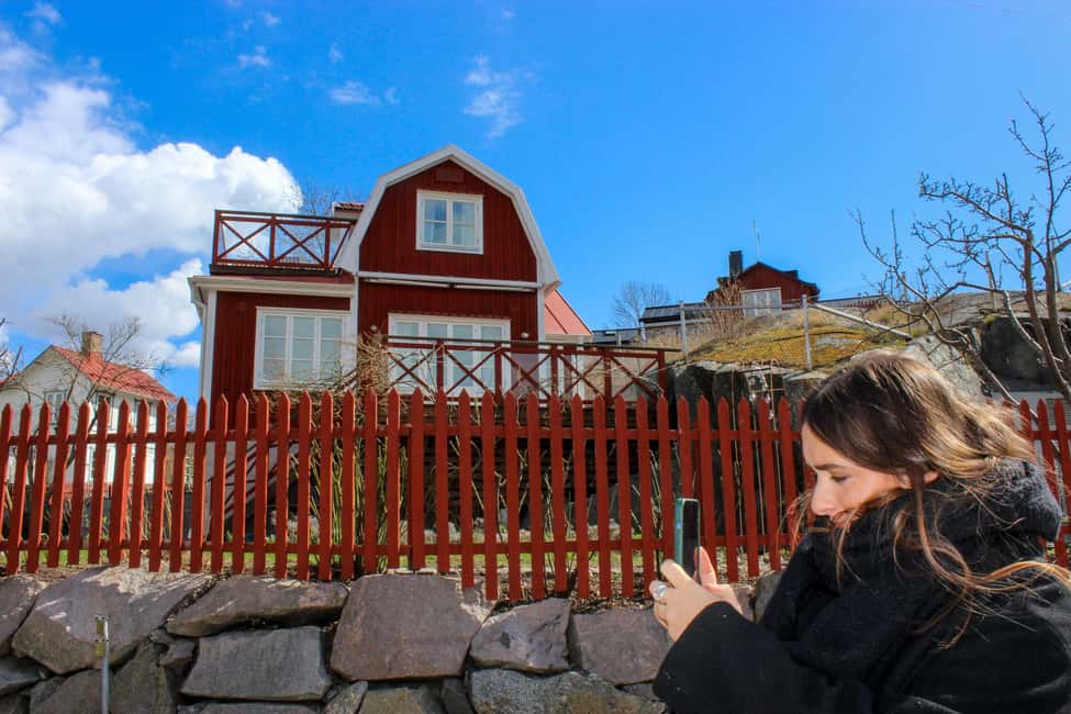 Vaxholm & Stockholm Archipelago: Guided Excursion, Day Trip - Town square, fika, and the Swedish summer-cottage mood